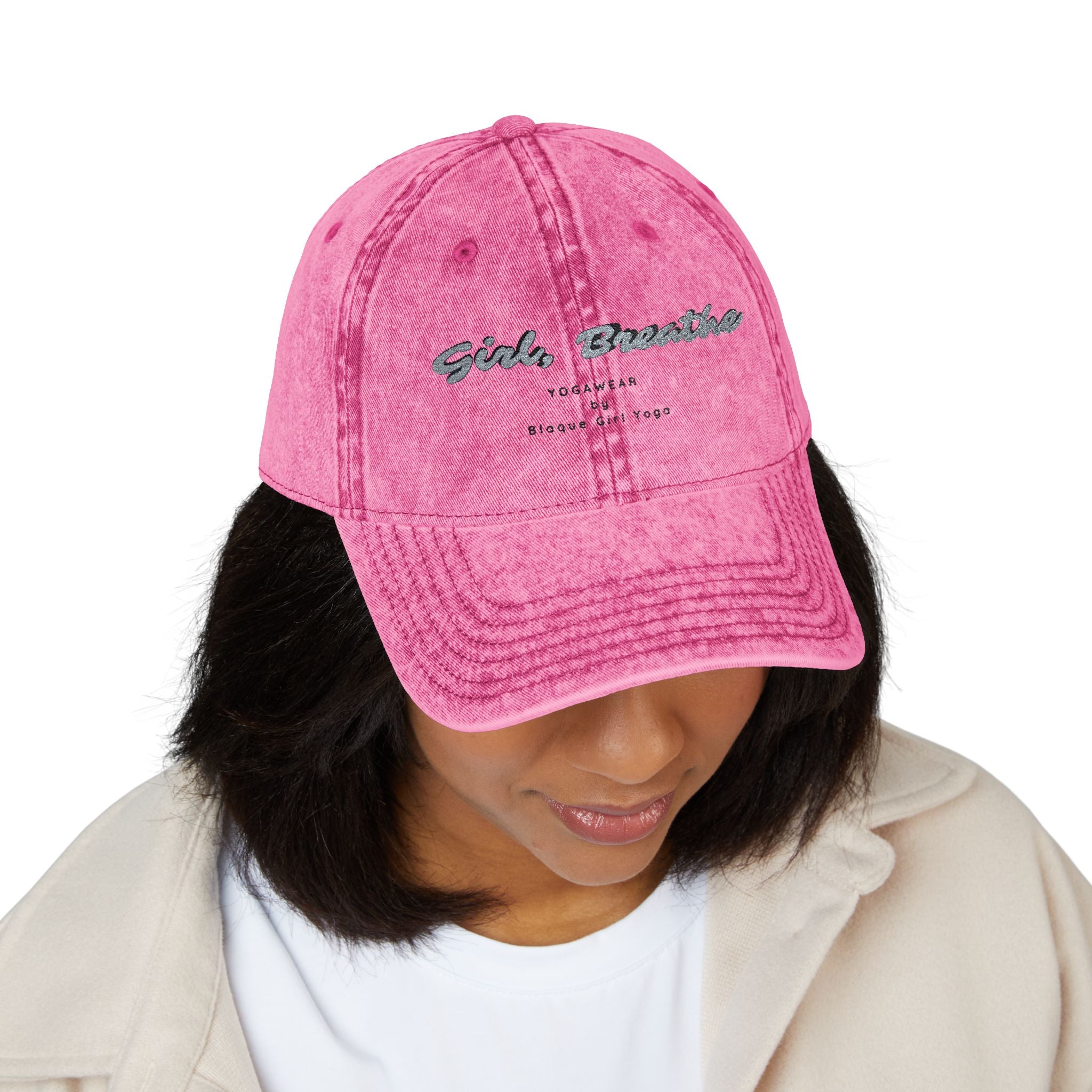 Girl, Breathe Vintage Cap
