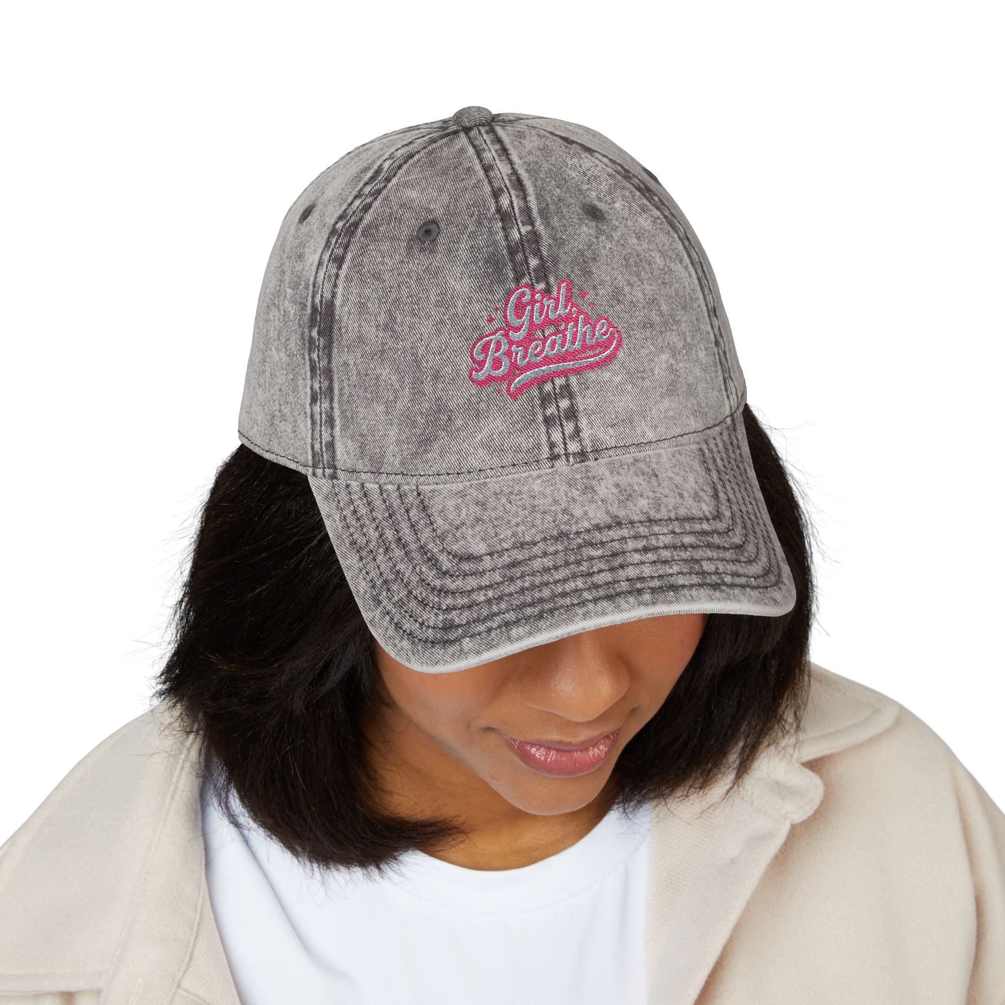 Barbie Girl 'Breathe' Vintage Embroidered Cap