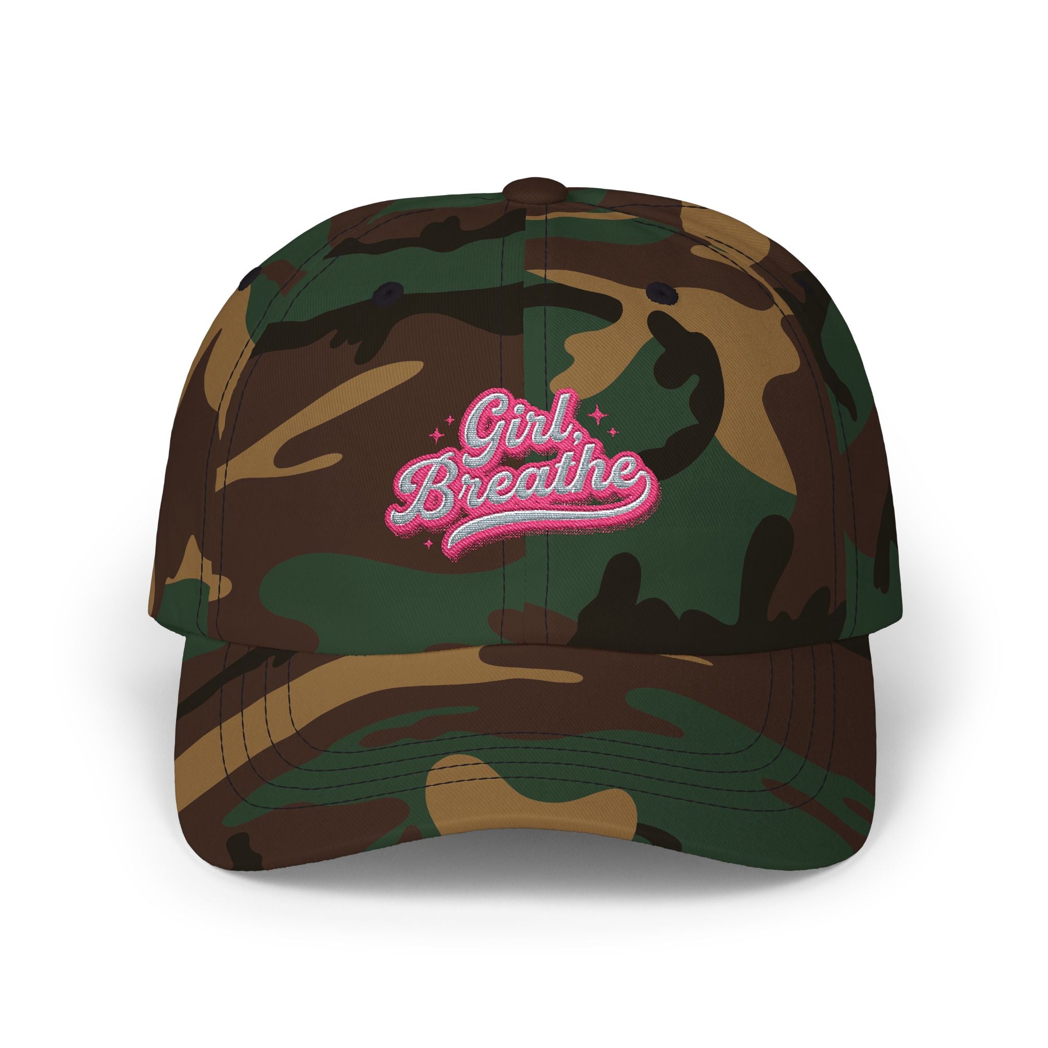 Girl, Breathe Dad Hat