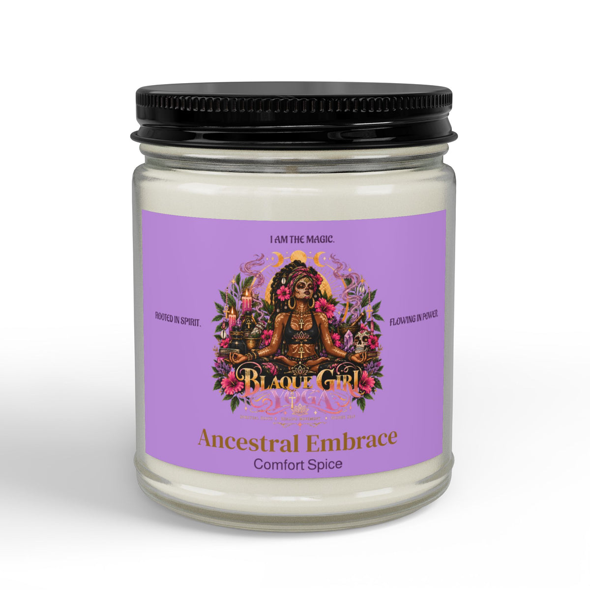 Ancestral Embrace Scented Soy Candle — Comfort Spice (4oz & 9oz)