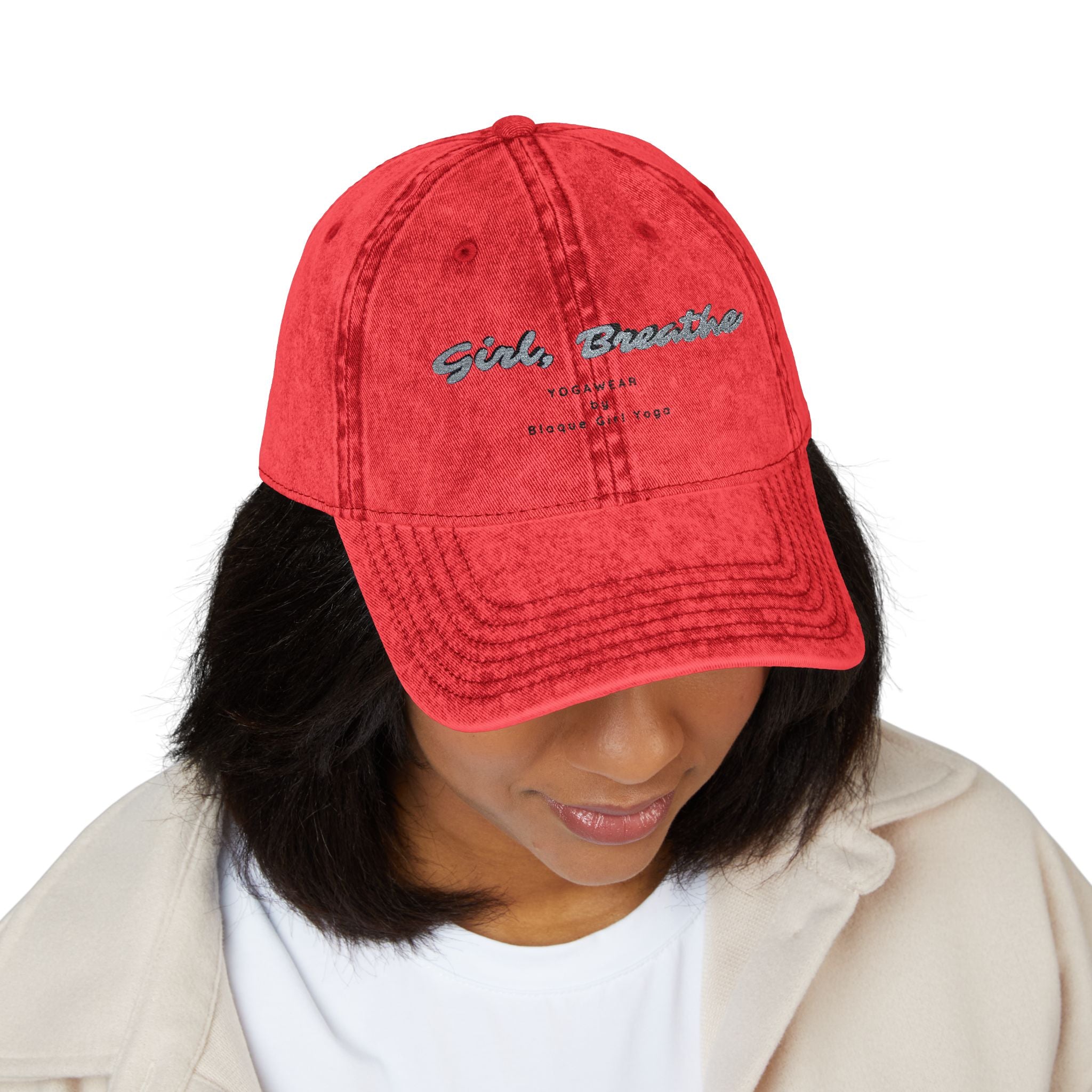 Girl, Breathe Vintage Cap