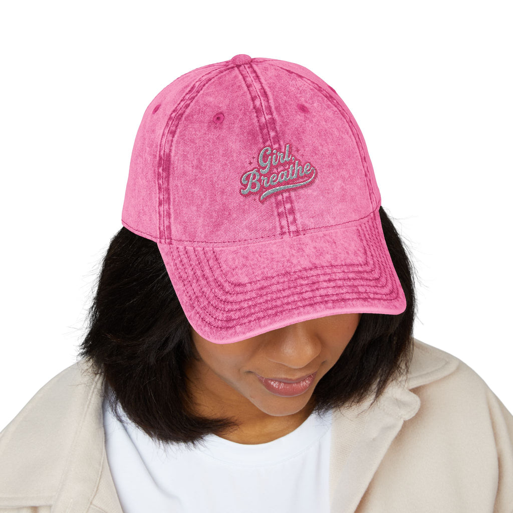 Barbie Girl 'Breathe' Vintage Embroidered Cap