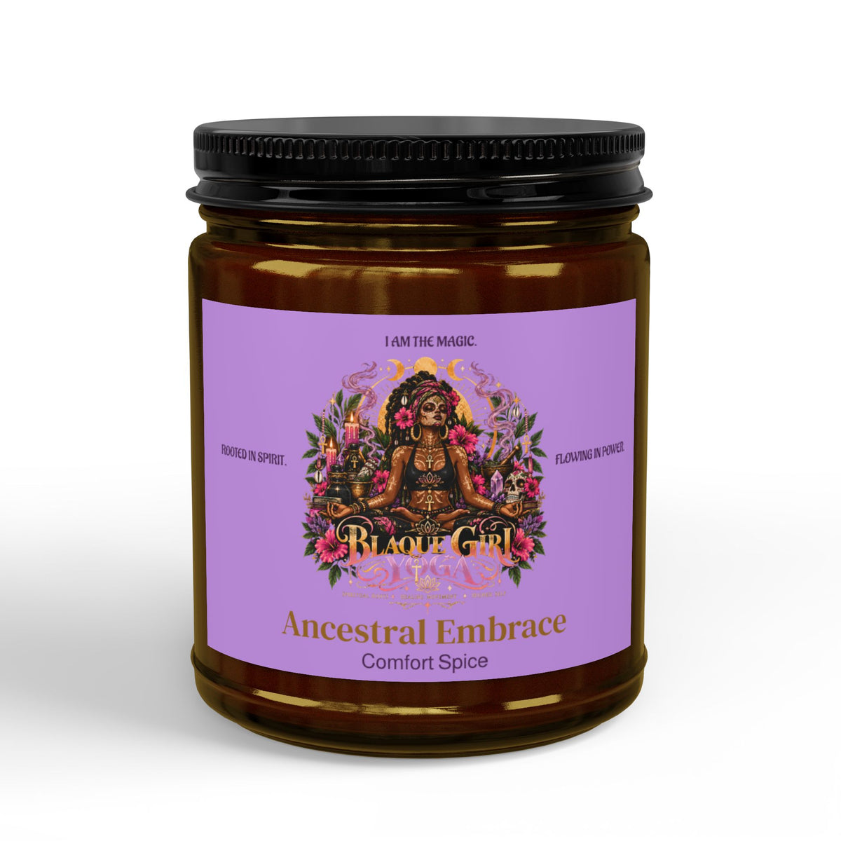 Ancestral Embrace Scented Soy Candle — Comfort Spice (4oz & 9oz)